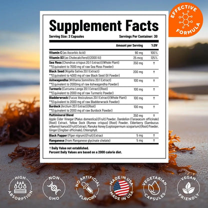 Sea Moss 60 Capsules